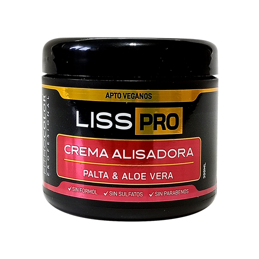 Crema Alisadora Liss Pro con Palta y Aloe Vera