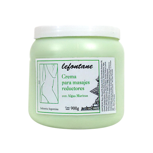 Crema para masajes reductores