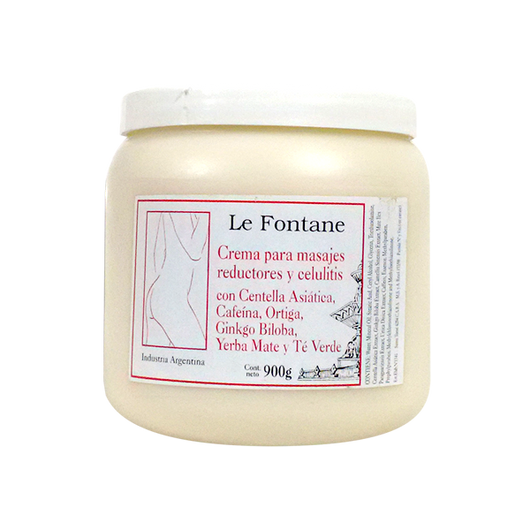 Crema para masajes reductores y celulitis